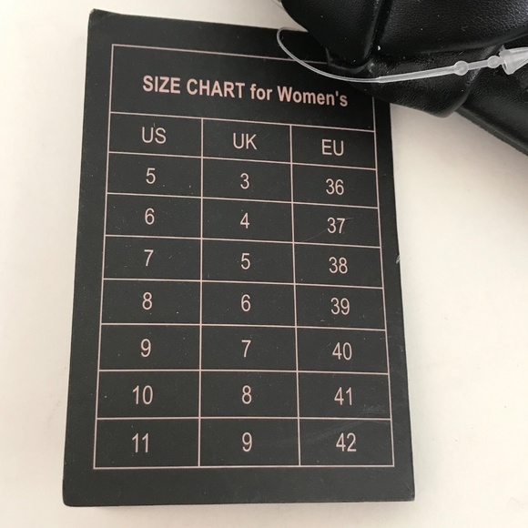 MUSSHOE Slip On Slide Sandals Black Flats Women’s Size 7 NWT - Picture 13 of 16